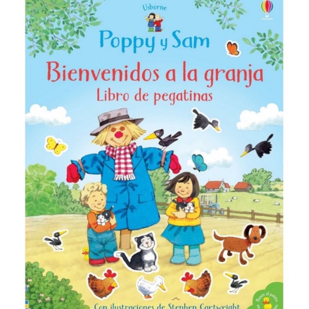 POPPY Y SAM BIENVENIDOS A LA GRANJA LIBRO DE PEGATINAS