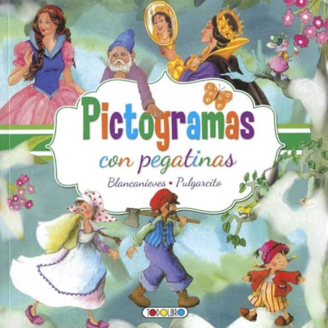 Pictogramas con Pegatinas (Blancanieves/ Pulgarcito)