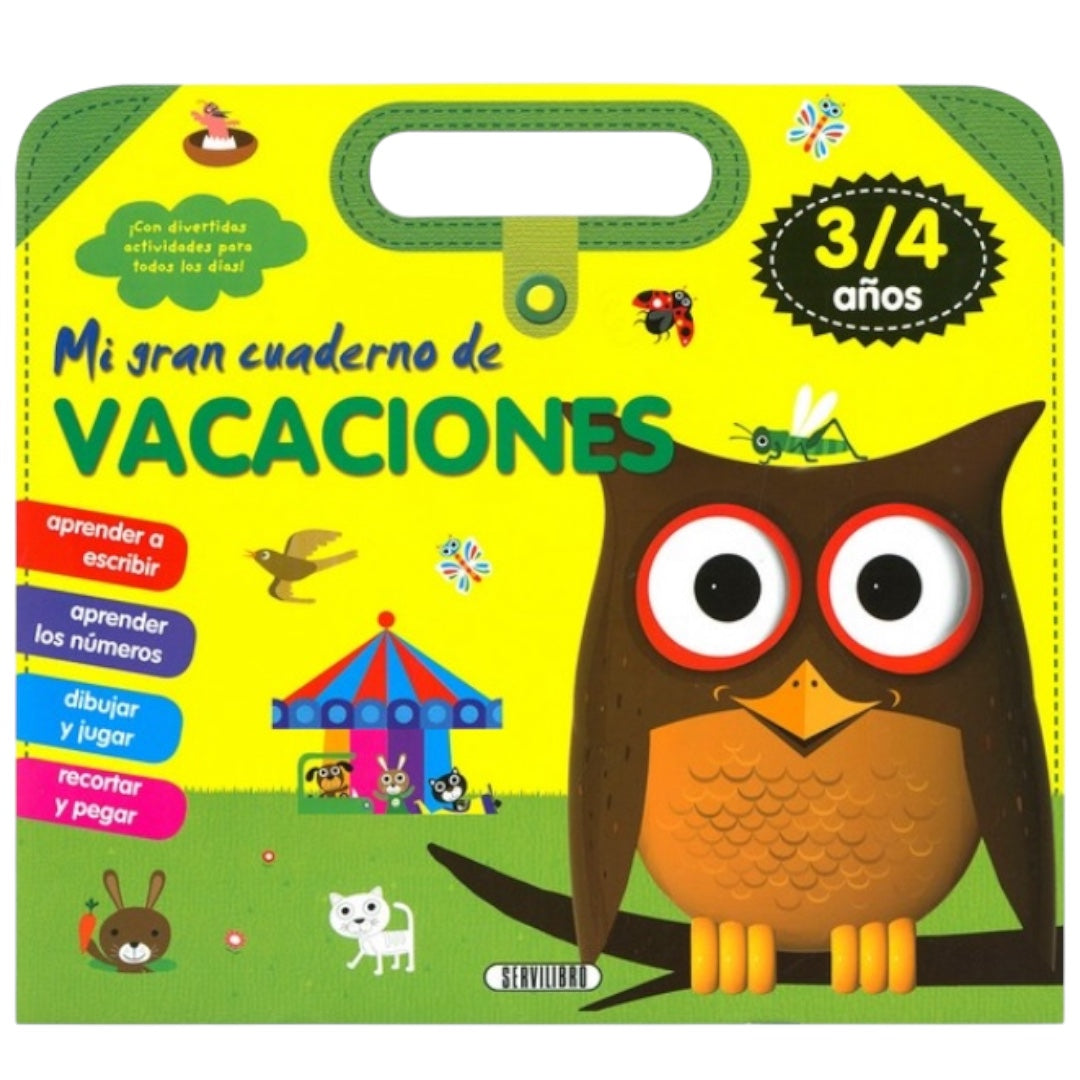 MI GRAN CUADERNO DE VACACIONES 3-4 años