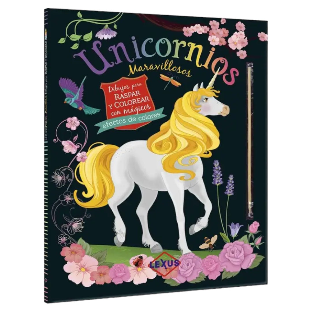 Libro para raspar - Unicornios Maravillosos