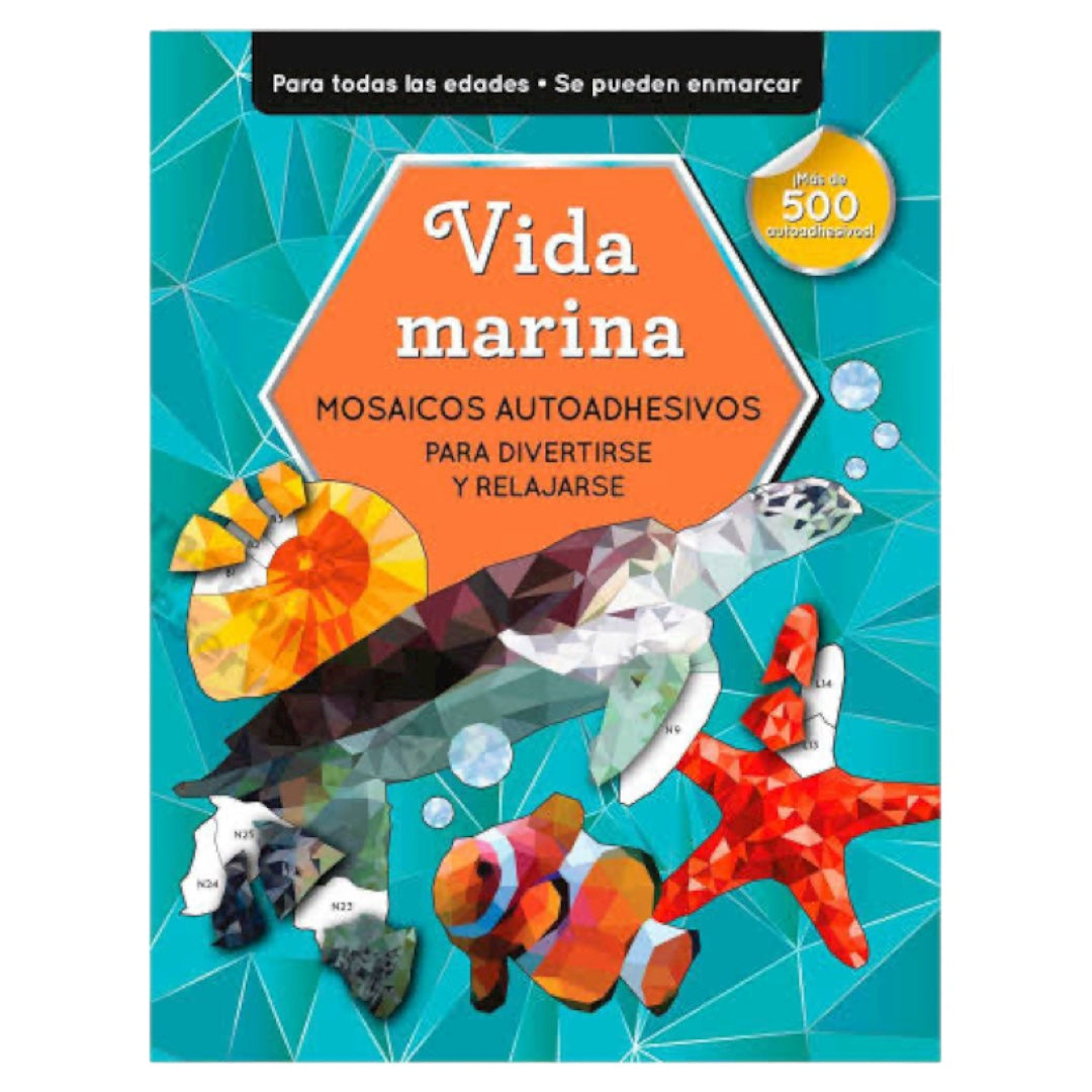 Mosaicos con Pegatinas - Vida Marina