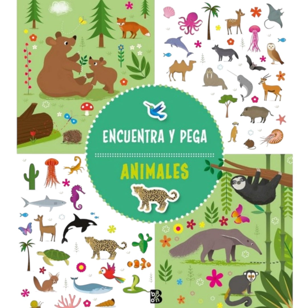 ENCUENTRA Y PEGA Animales