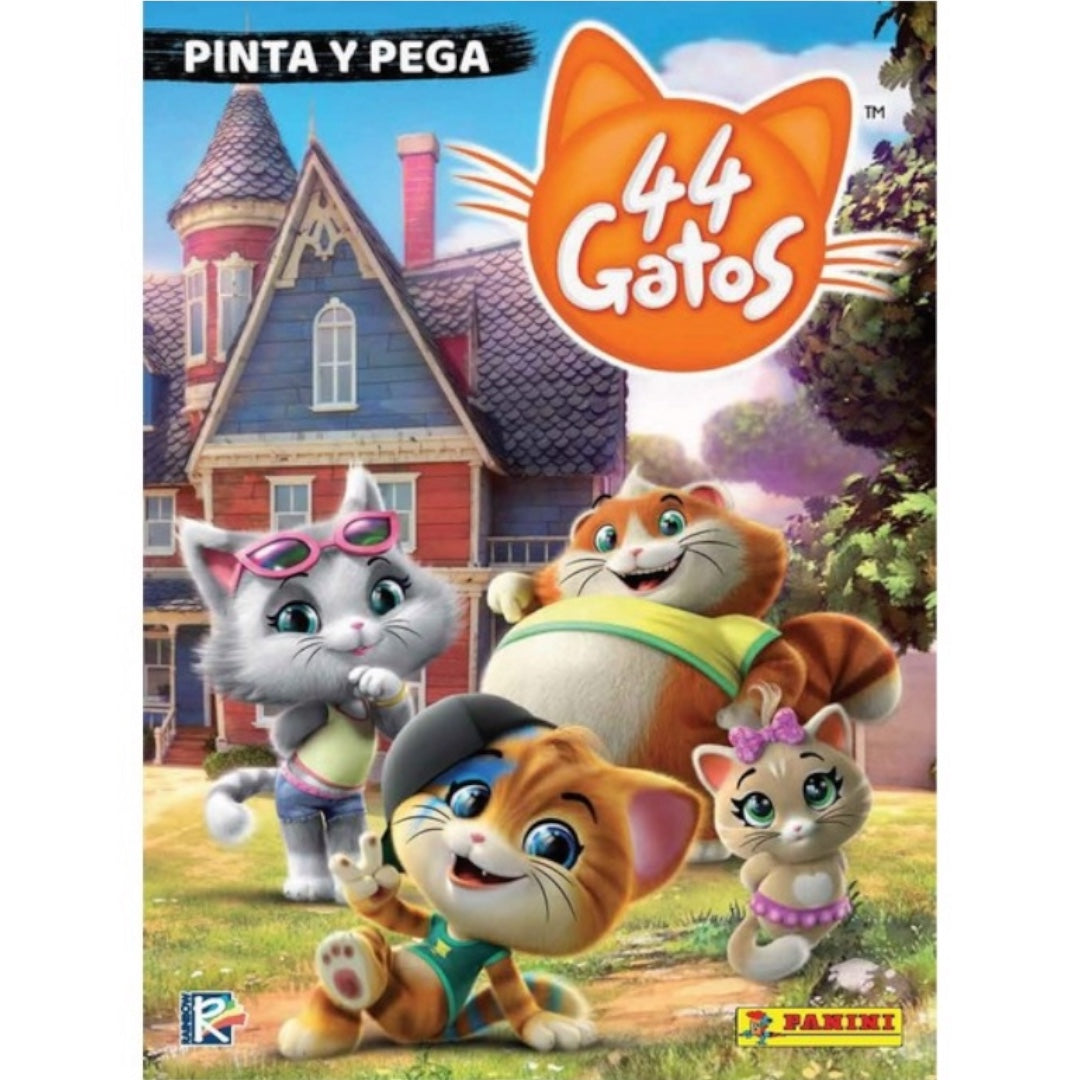 44 GATOS PINTA Y PEGA