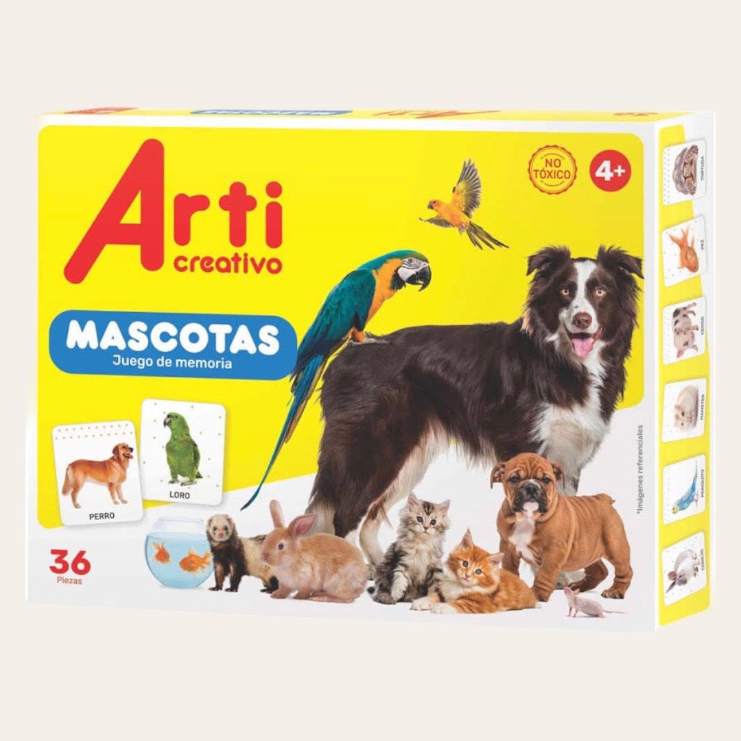 Juego de Memoria - Mascotas