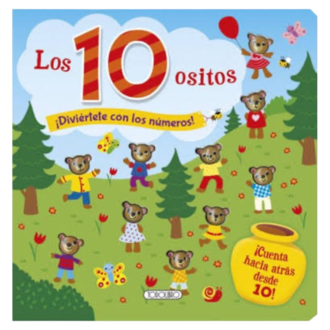 LOS 10 OSITOS CUENTA HACIA ATRAS DESDE 10