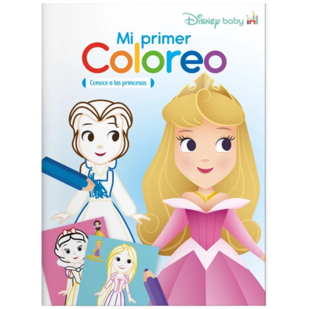 Mi primer coloreo: Princesas Disney