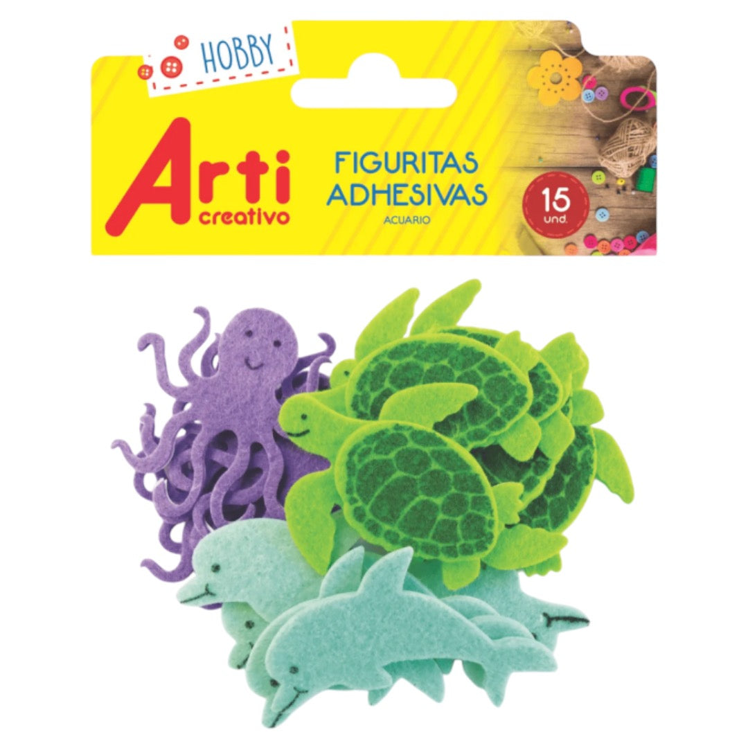 Figuritas Adhesivas x 15 : Acuario