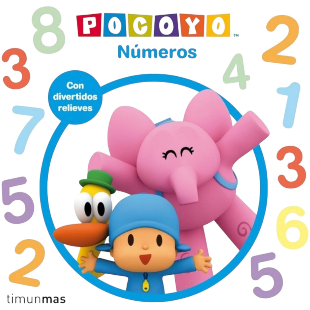 Pocoyo Números con Relieve