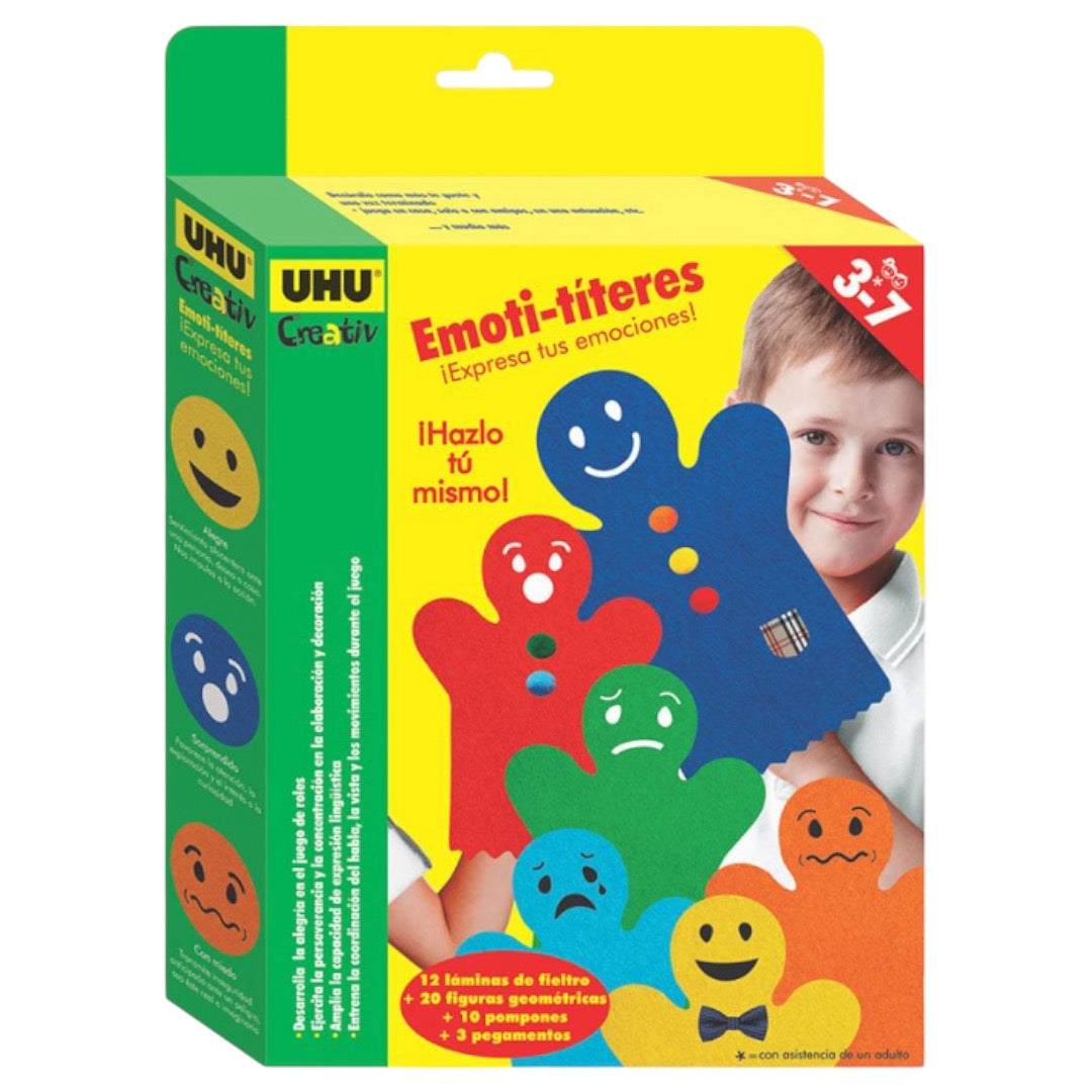 UHU set para crear Emoti- Titeres