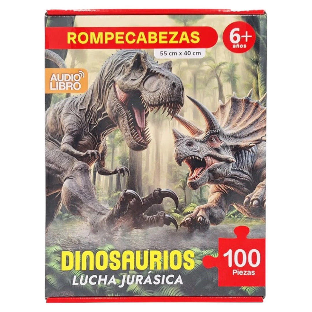Rompecabezas Dinosaurios - Lucha Jurásica