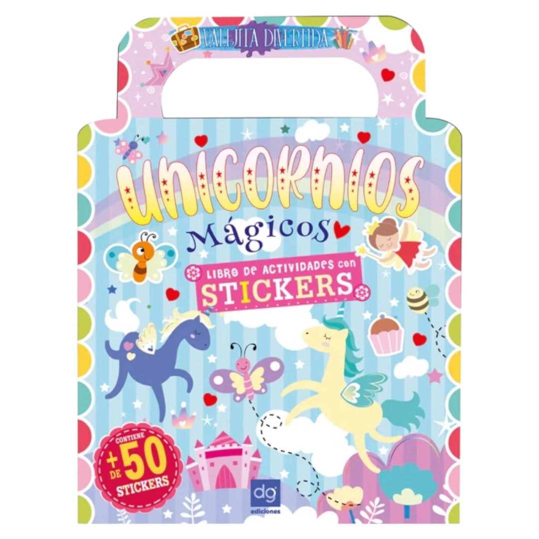 Libro de Actividades con Stickers: Unicornios