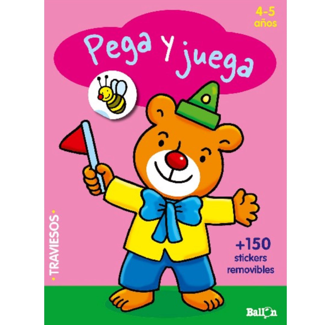 Pega y Juega - Stickers Removibles Rosa