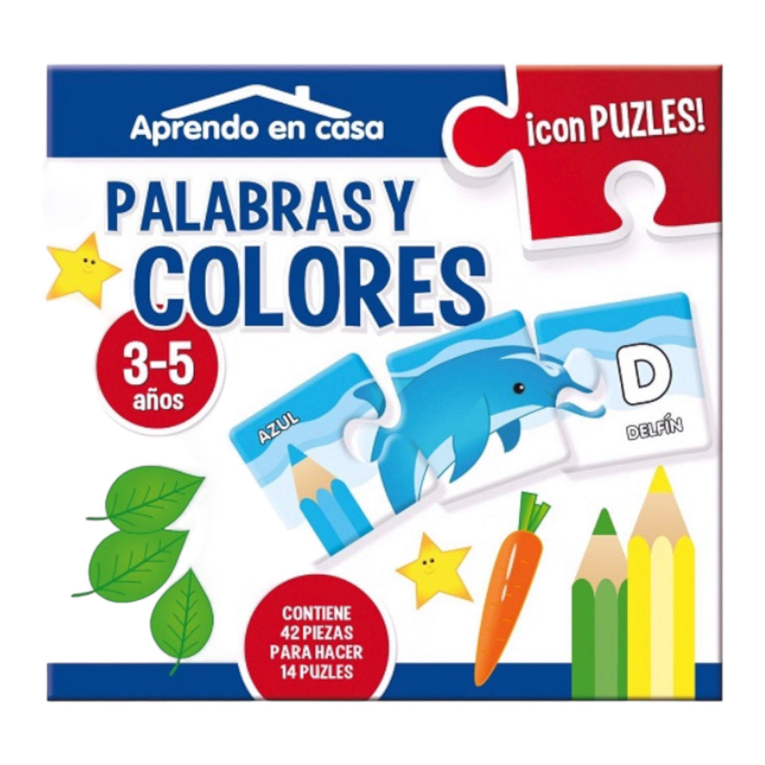 Rompecabezas , Palabras y Colores