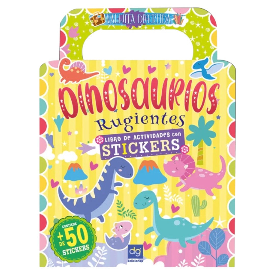 Libro de Actividades con Stickers: Dinosaurios
