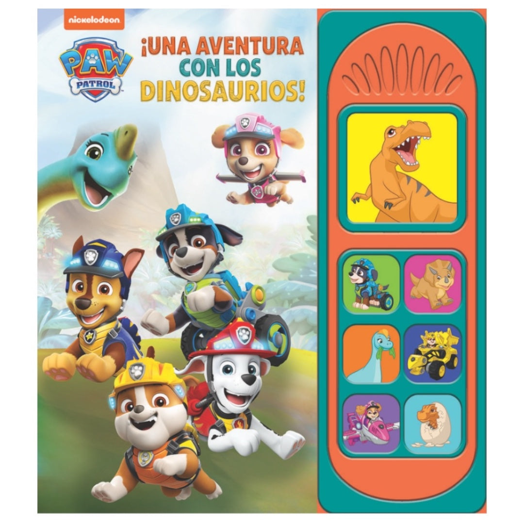 Libro con Sonidos Paw Patrol: Aventuras de Dinosaurios