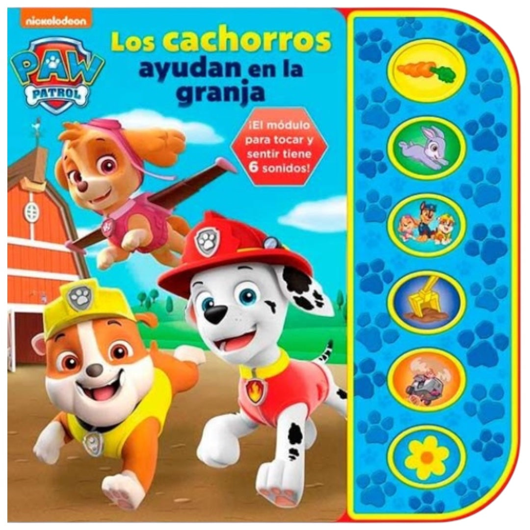Libro con Sonidos - Los cachorros ayudan en la granja