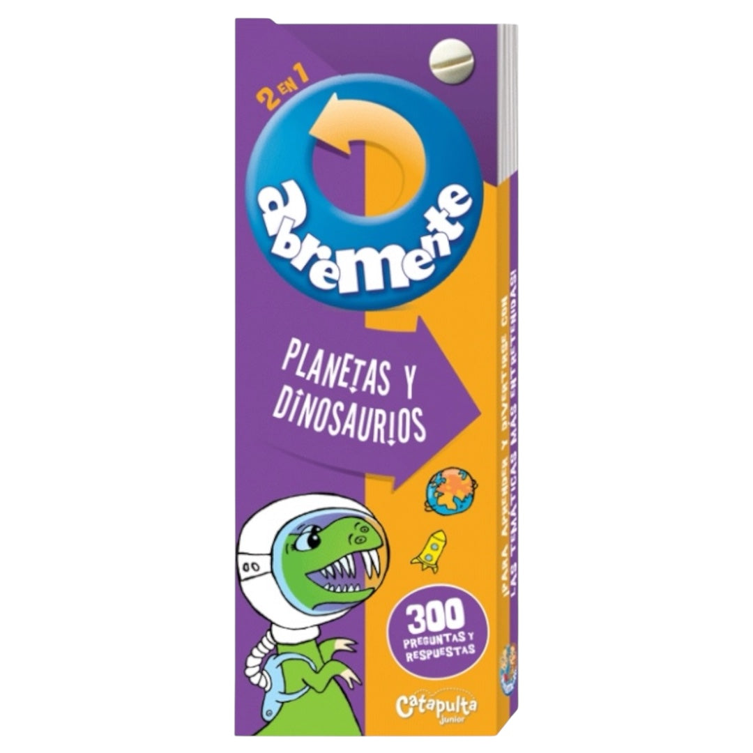 Abremente 2 en 1 : Planetas y Dinosaurio