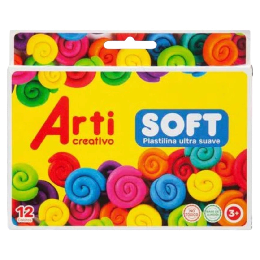 12 Plastelina Soft Jumbo