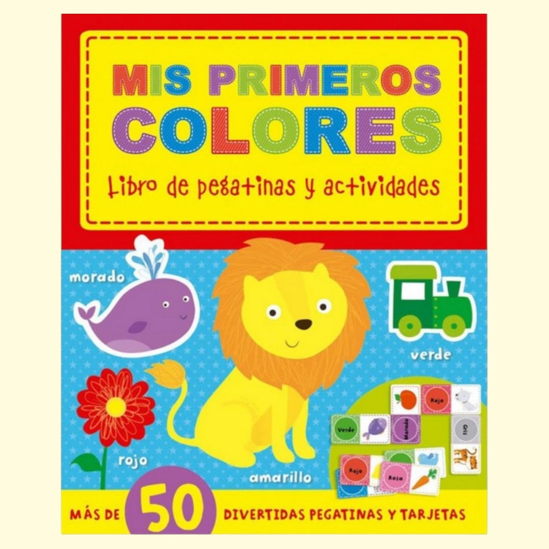 Mis Primeros Colores: Libro de pegatinas y actividades