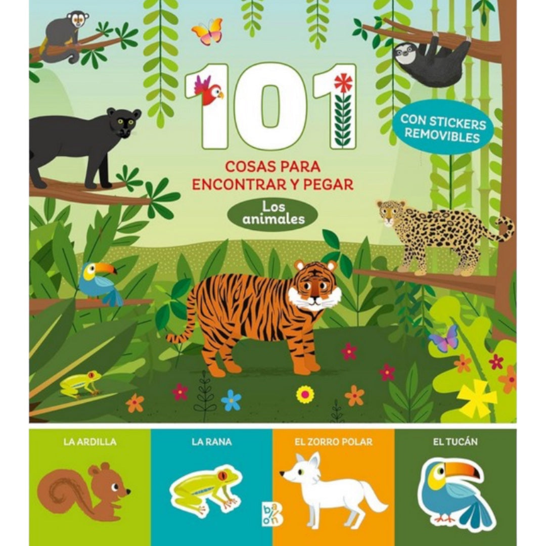 101 cosas para encontrar y pegar - Los Animales