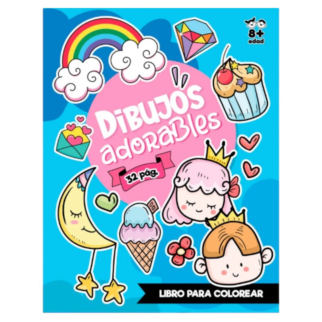Libro para colorear : Dibujos Adorables
