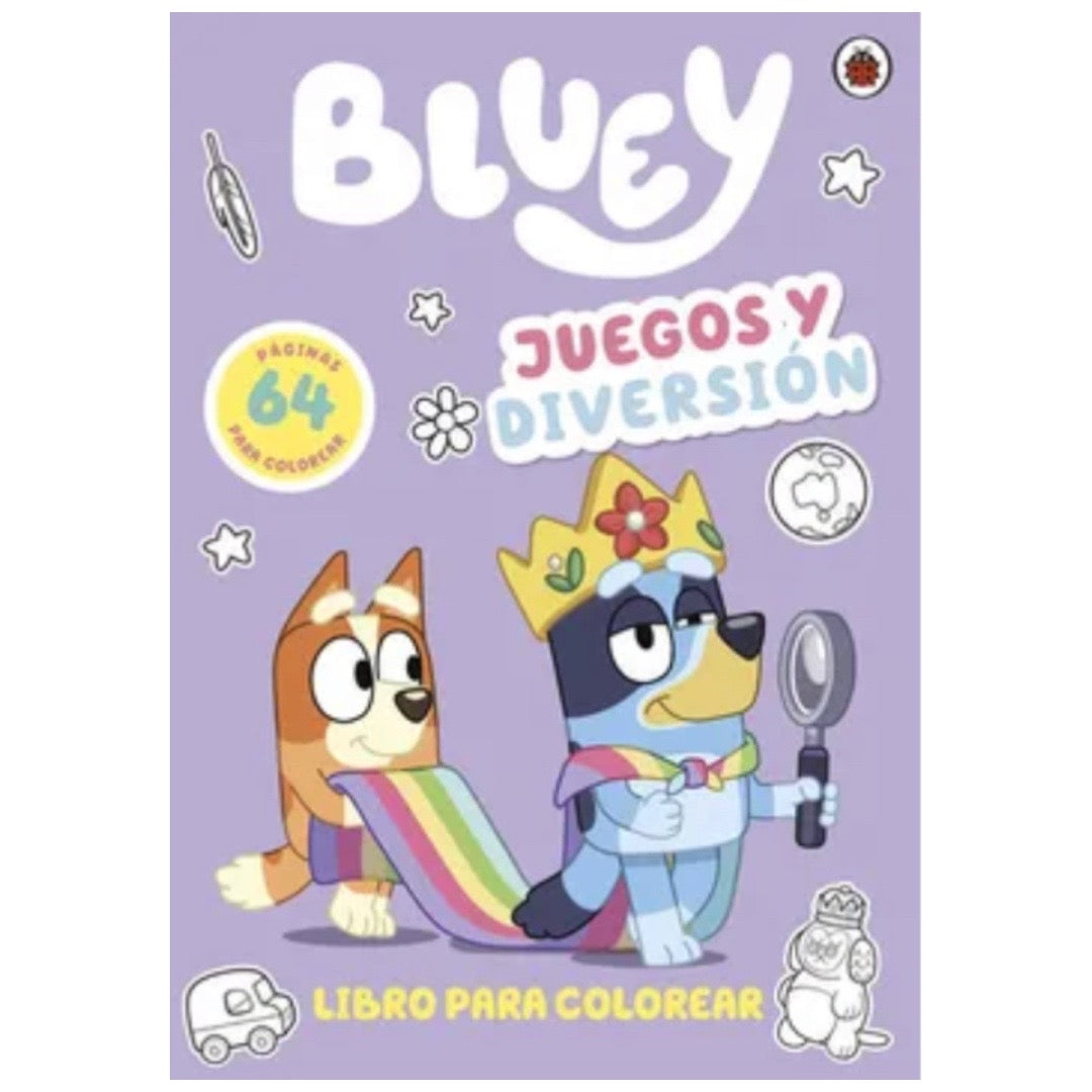 Libro para Colorear - Bluey Juegos y Diversión