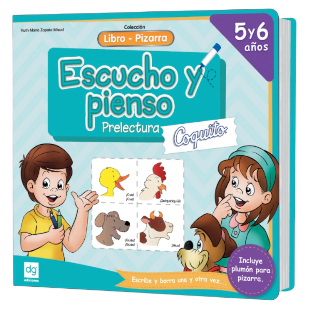 Coquito Libro Pizarra Escucho y Pienso