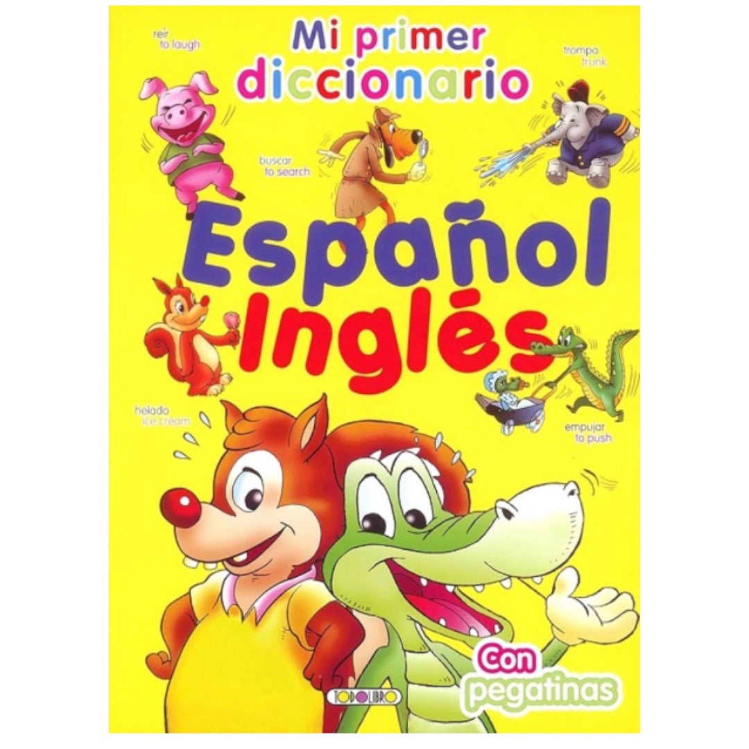 Mi primer Diccionario Español- Inglés con Pegatinas