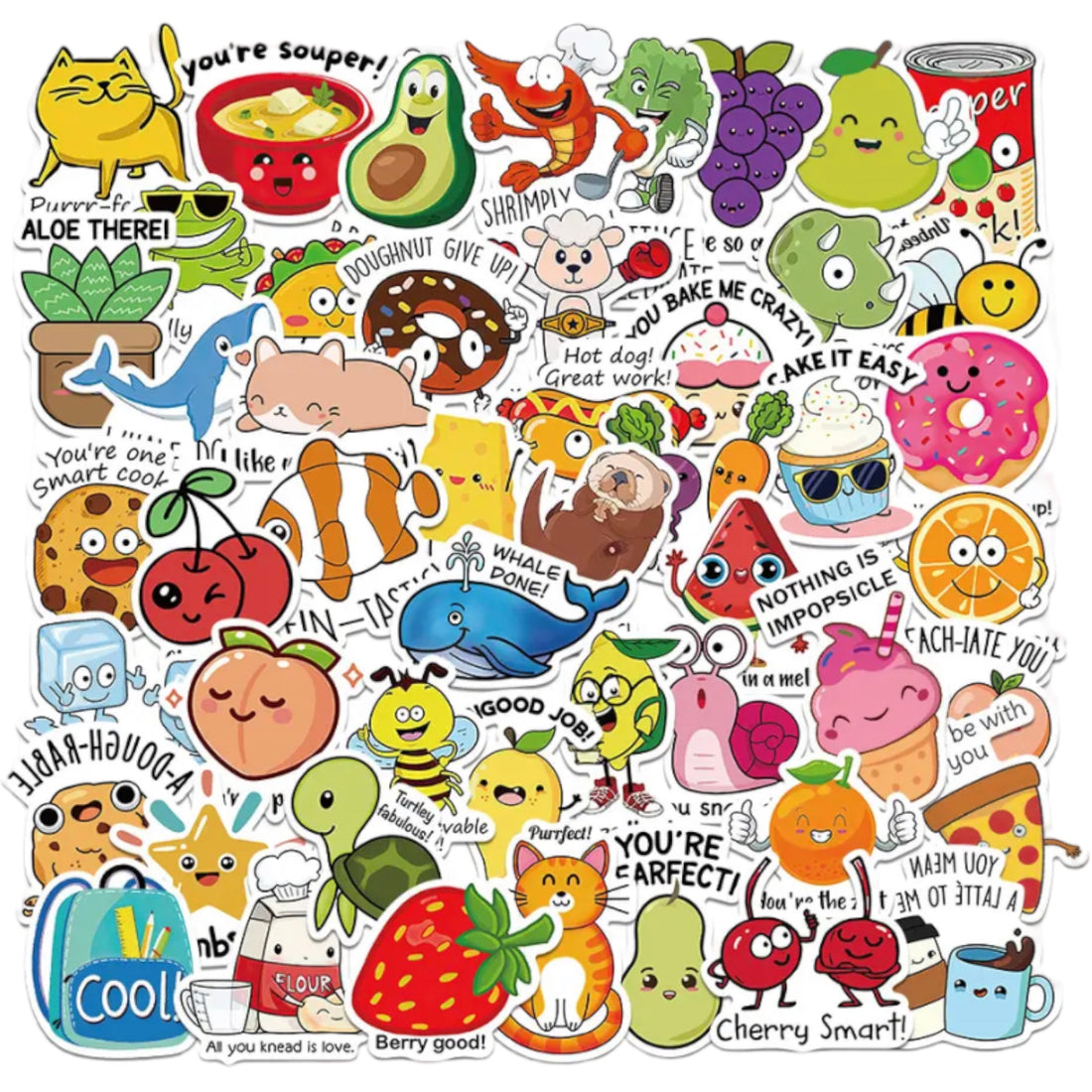 50 Stickers Impermeables- Personajes Disney