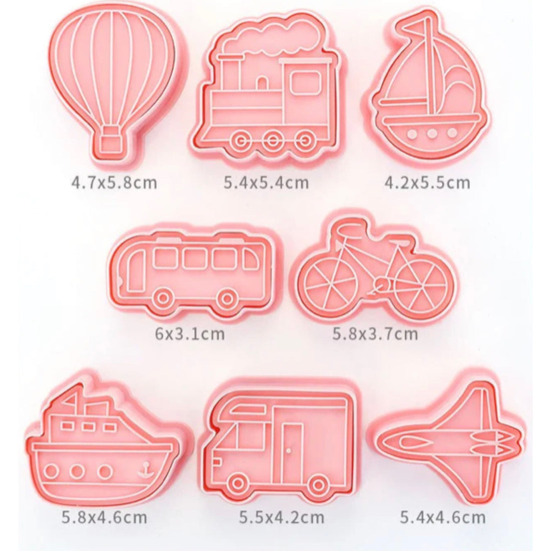 8 Cortadores de Galletas - Transporte 2