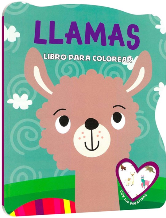 Libro Para Colorear - Llamas