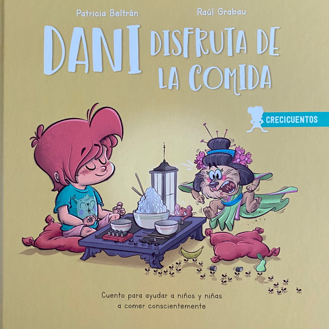 Dani disfruta de la comida