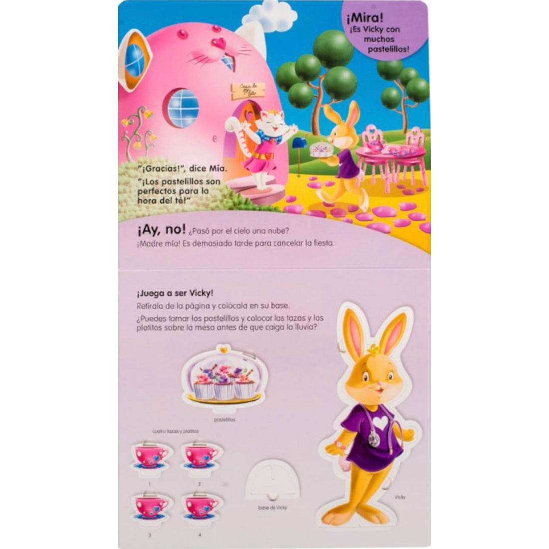 Jugando a la Hora del Te de Mia