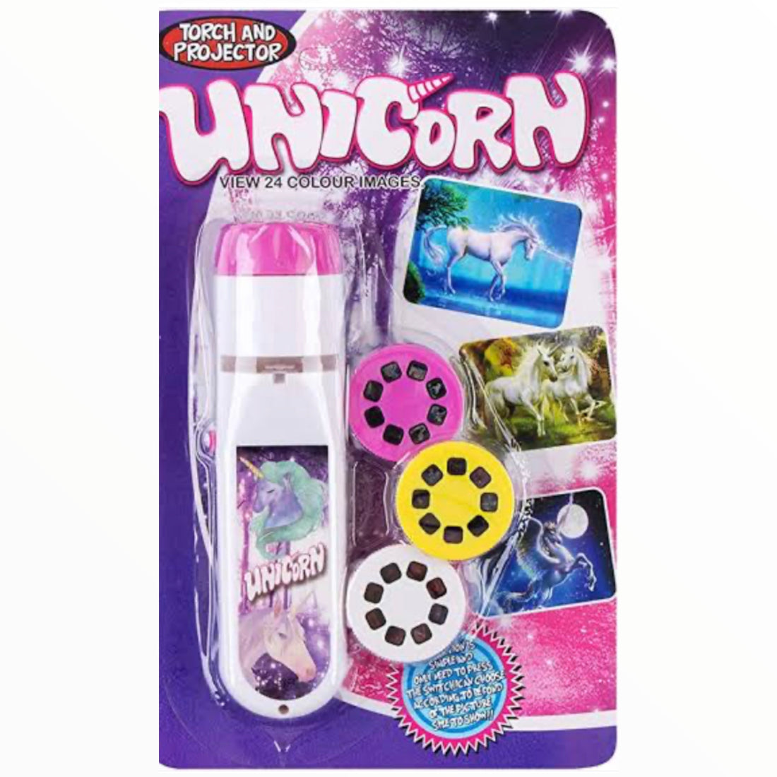Linterna con Proyector - Unicornio