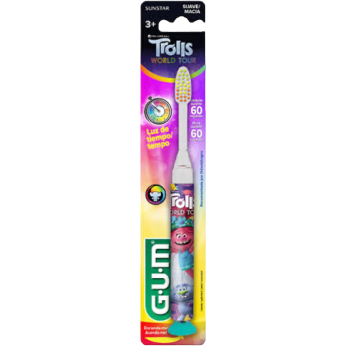 Cepillo de Dientes con Luces - Trolls