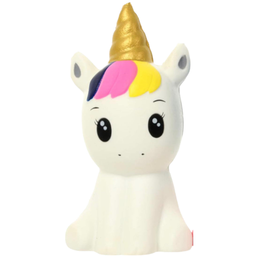 Squichy Unicornio Cuerno Dorado