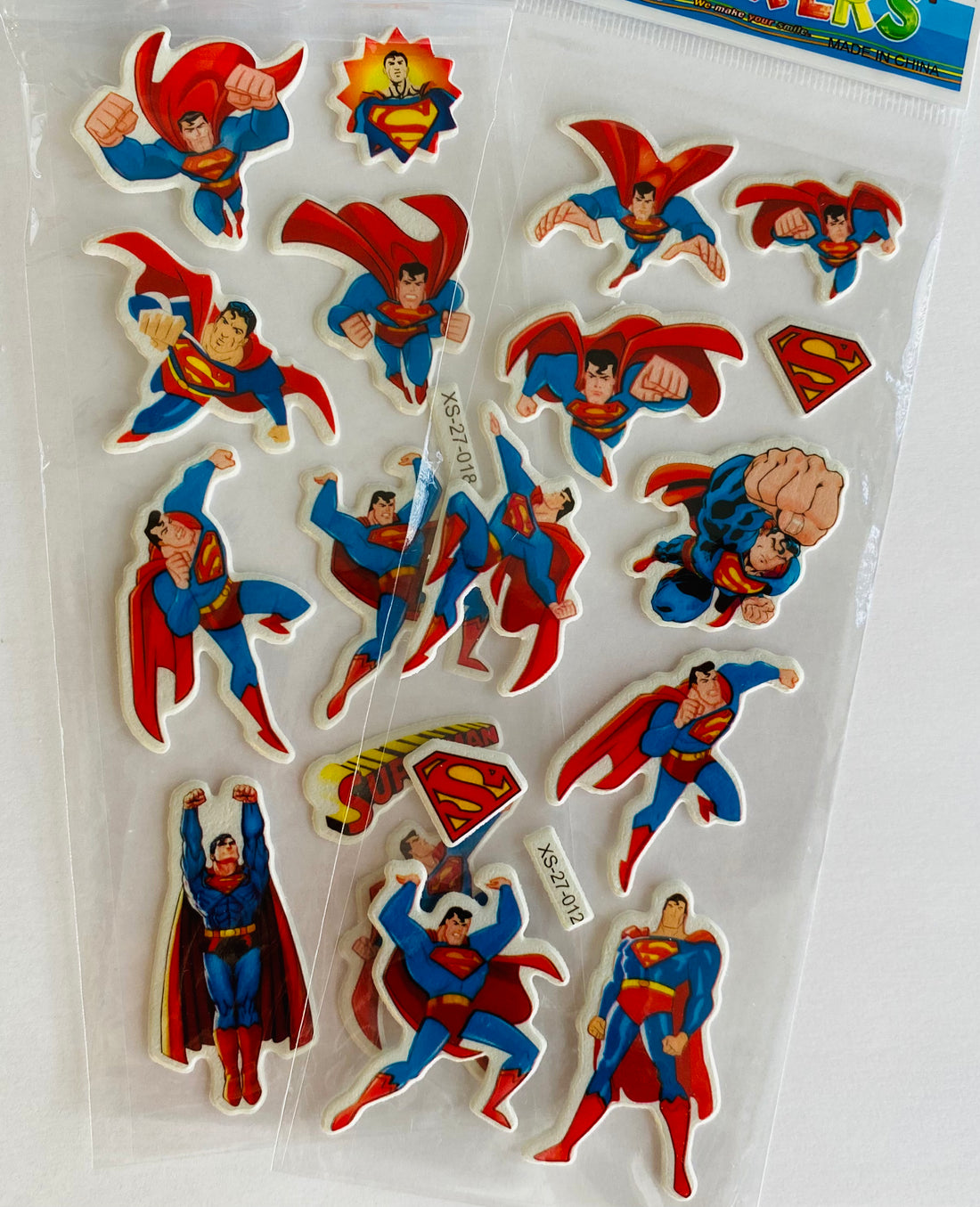 Láminas de Stickers- Superman