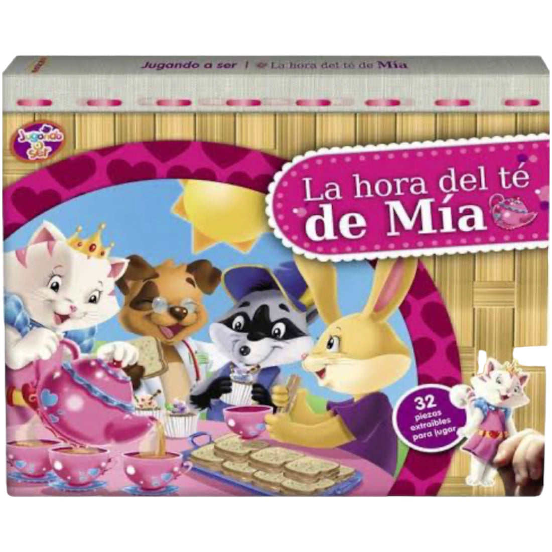 Jugando a la Hora del Te de Mia