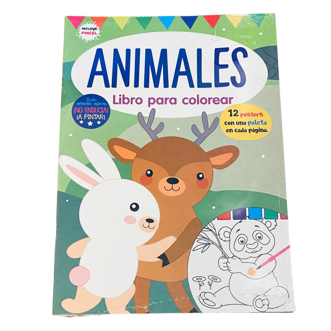 Libro para colorear con Agua - Animales