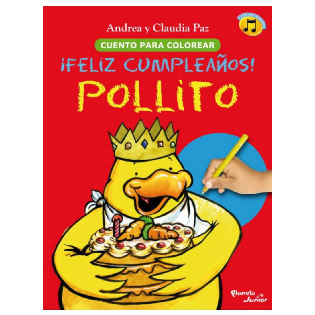 Feliz Cumpleaños Pollito Para Colorear
