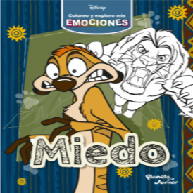 Coloreo y explora mis emociones: Miedo Disney