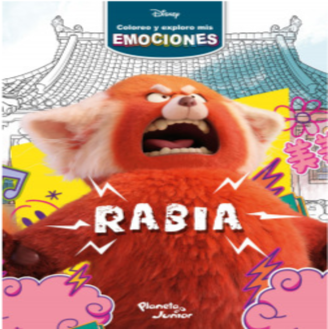 Coloreo y explora mis emociones: Rabia Disney