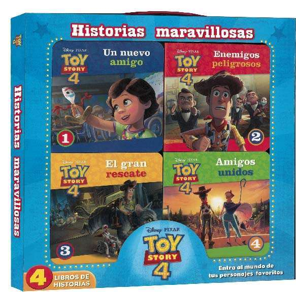 Caja de 4 Mini Libros - Toy Story