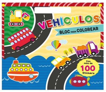 Libro Para Colorear- Vehículos