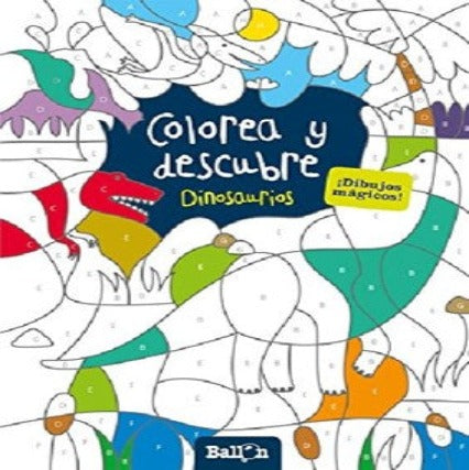 Colorea y Descubre - Dinosaurios