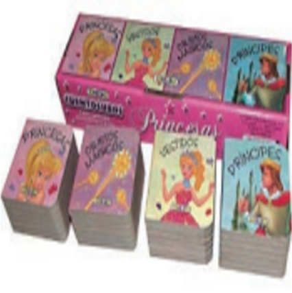 Princesas Cuenta Cubos Caja