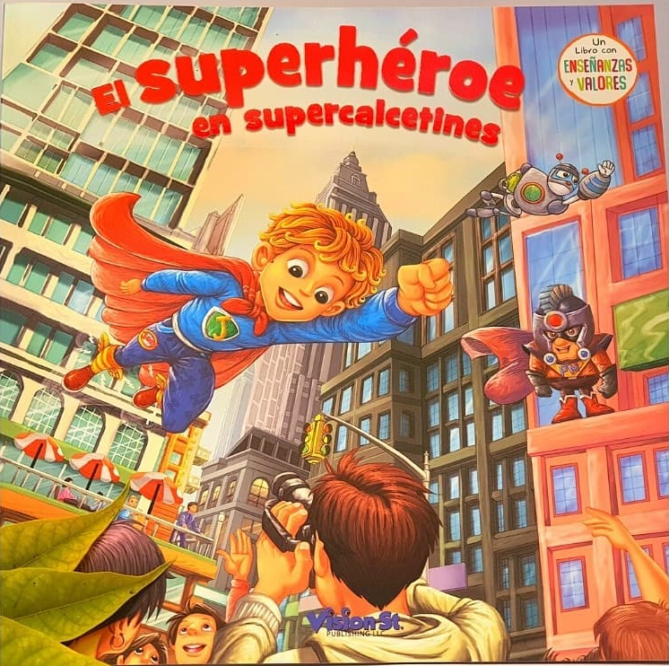El Superhéroe en supercalcetines