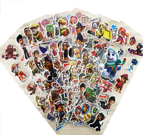 Láminas de Stickers - Patrulla Canina