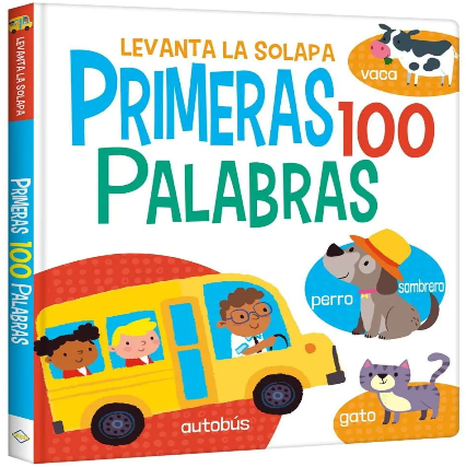 Mis primeras 100 palabras para contar, libro con solapas
