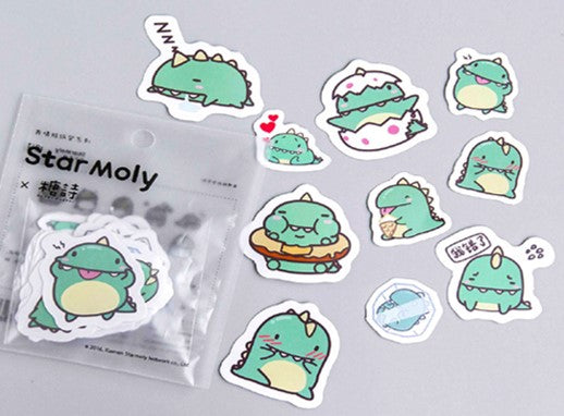 40 Pegatinas Impermeables - Dinosaurio